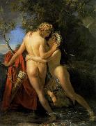 Francois Joseph Navez The Nymph Salmacis and Hermaphroditus oil painting reproduction